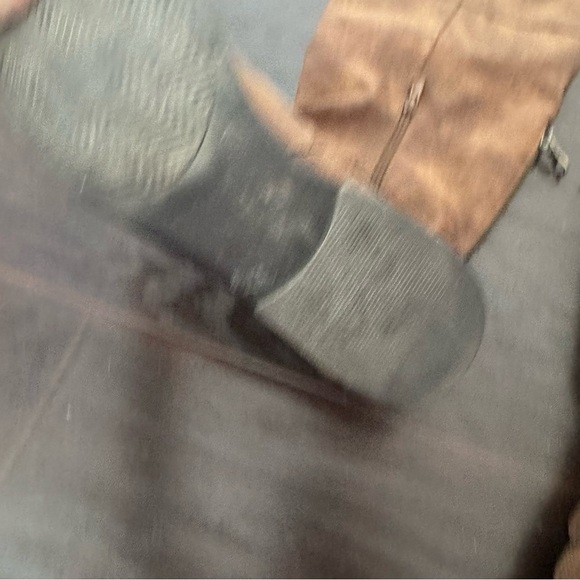 Brown Knee-High Buckle Boots equestrian boho western - Picture 5 of 6